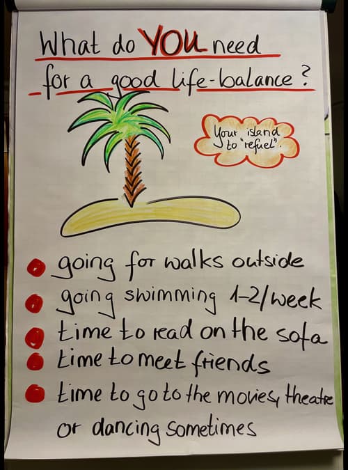 Health coaching - measures for a good life balance